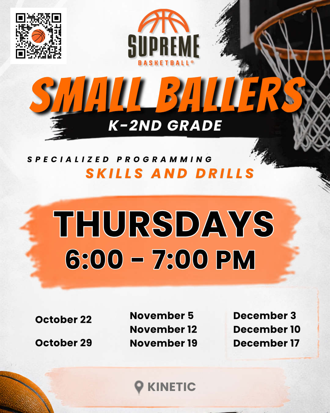 Thursday Small Ballers information Poster