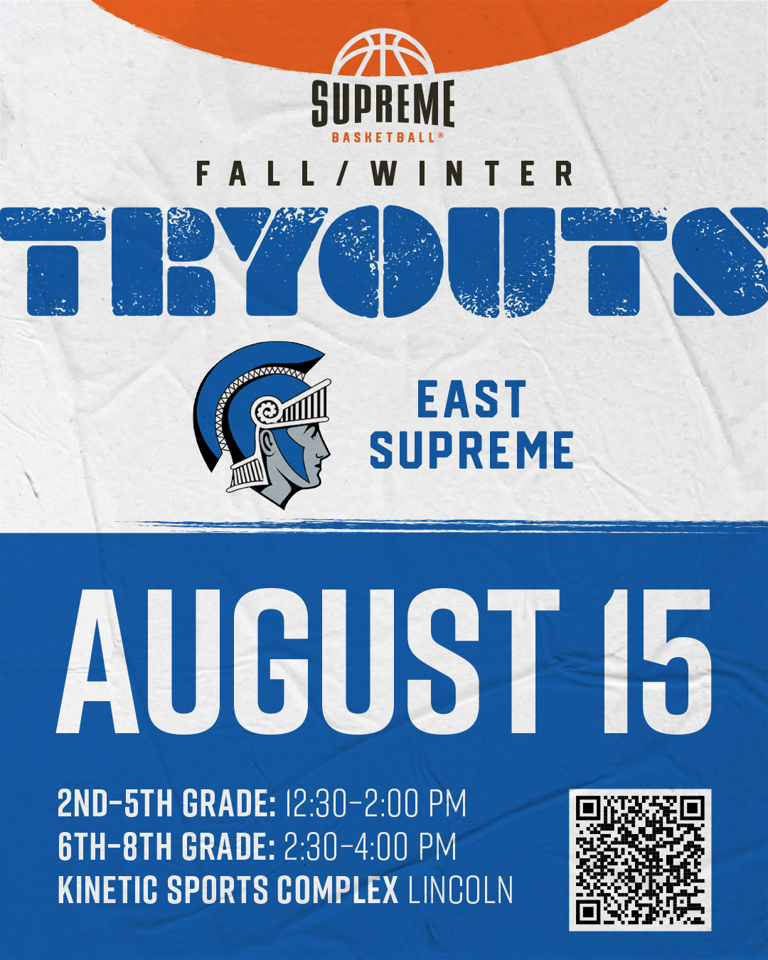 east supreme fall/winter tryouts