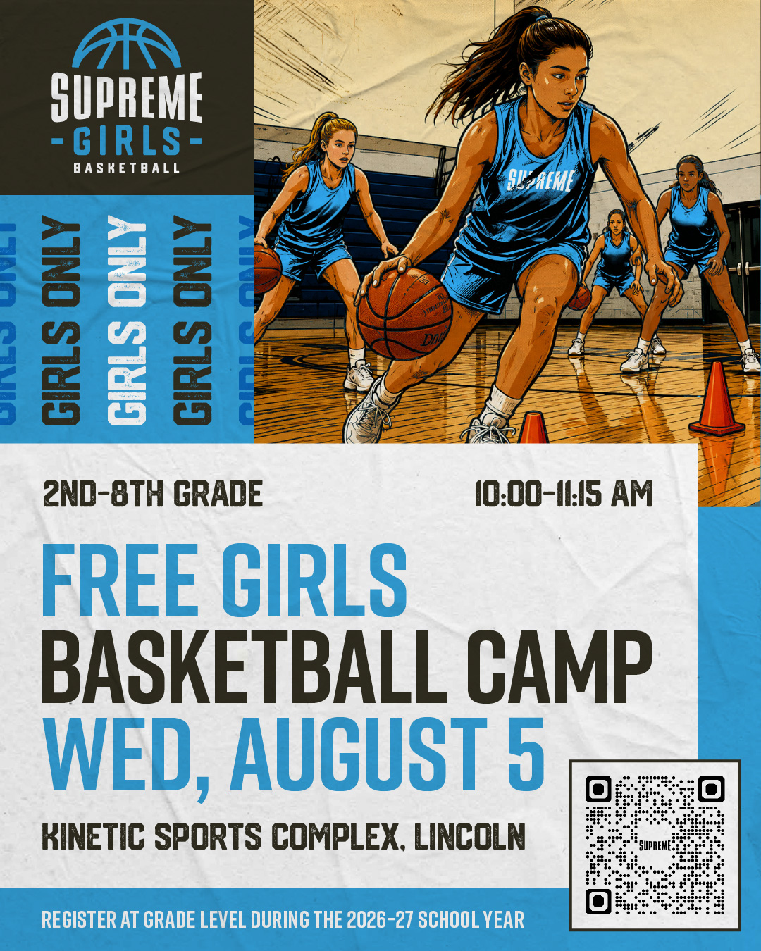 supreme free girls basketball camp