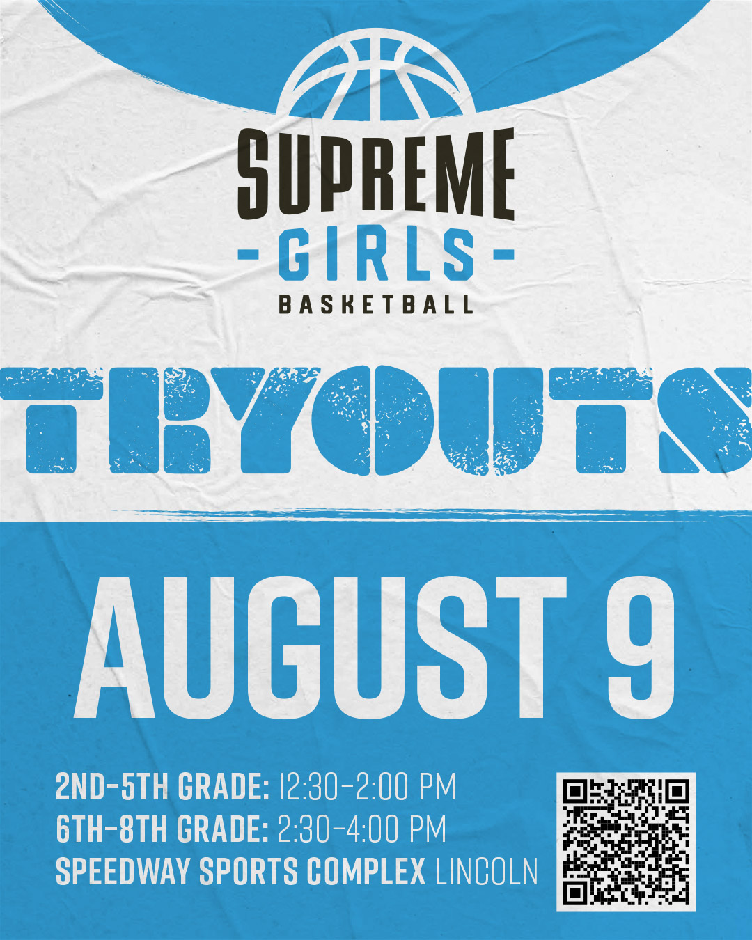 supreme girls fall/winter tryouts