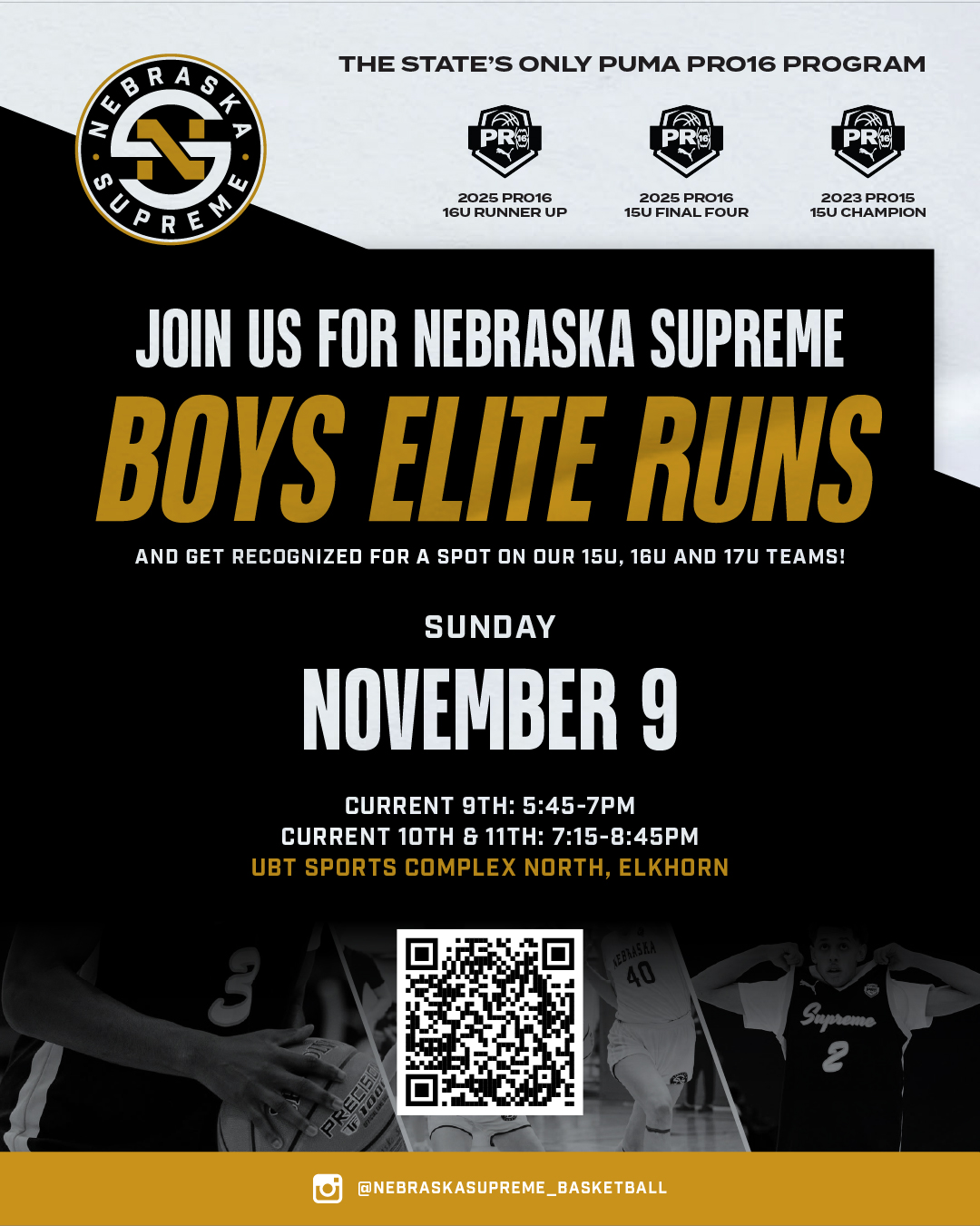 nebraska supreme elite runs