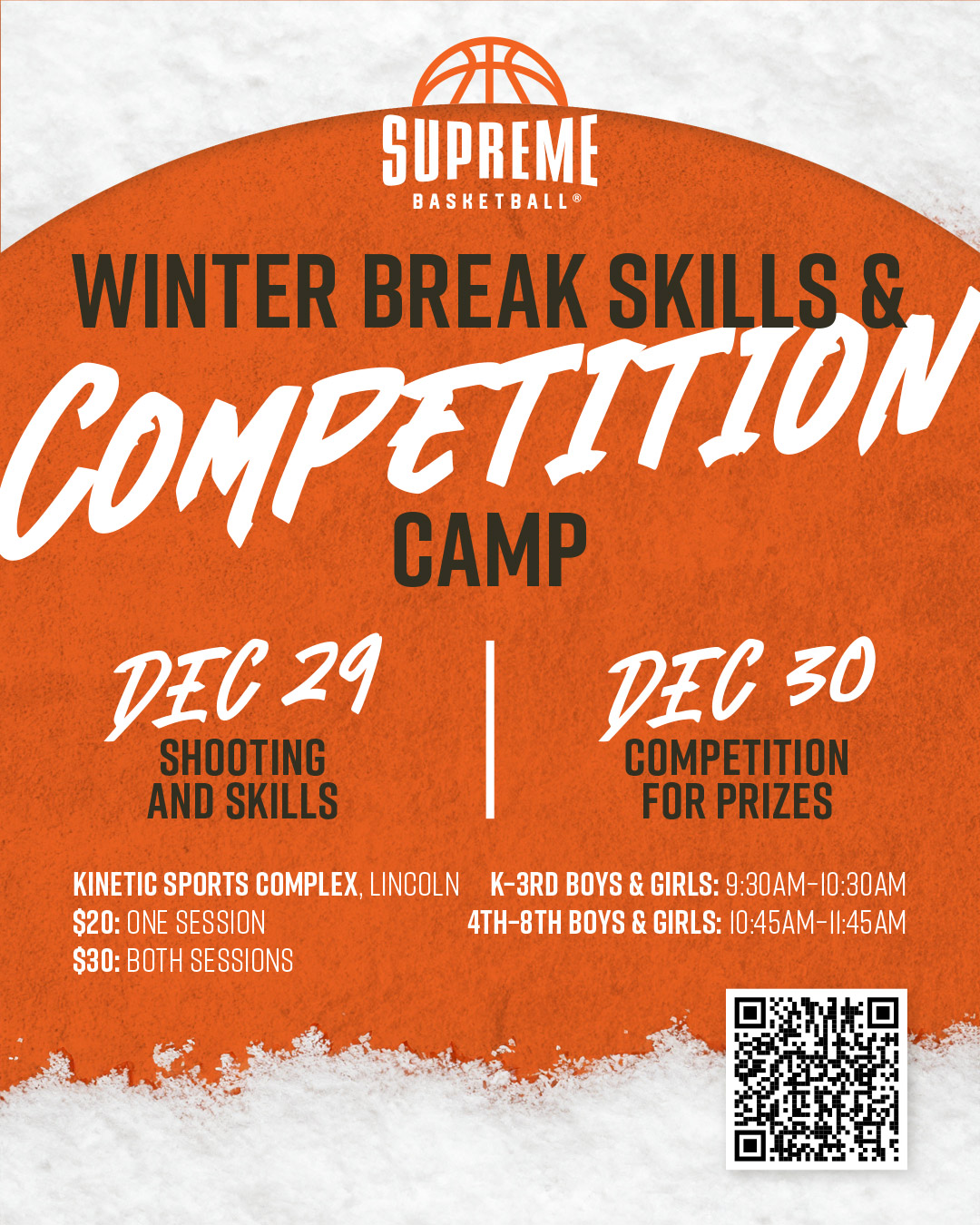 supreme winter break skills & competition camp