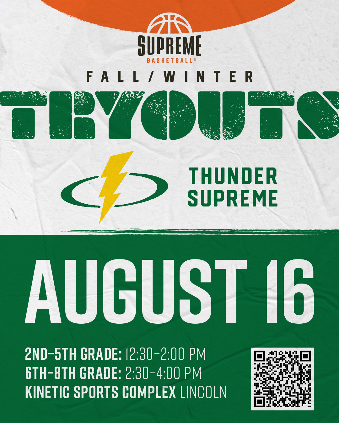 thunder supreme fall/winter tryouts